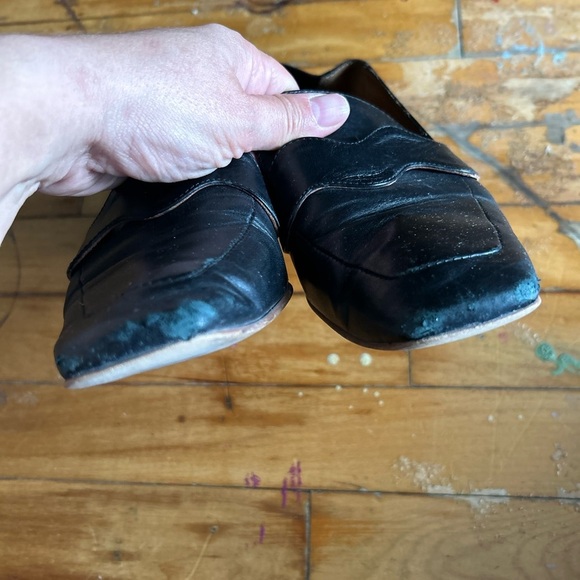 Maguire lambskin Black Leather Loafers - Picture 3 of 7